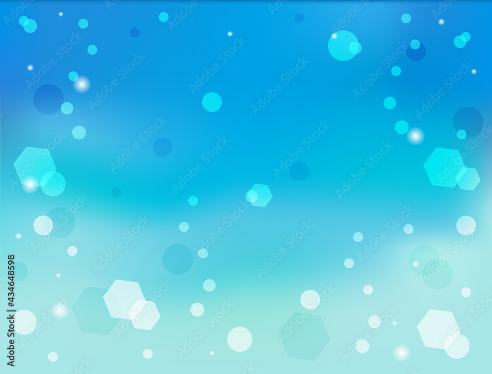水中や海中をイメージしたイラスト 水中や海中をイメージしたイラスト