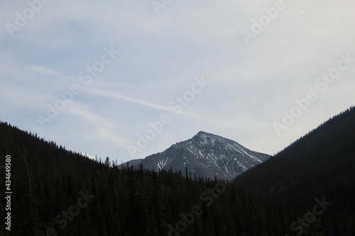 mountains and clouds