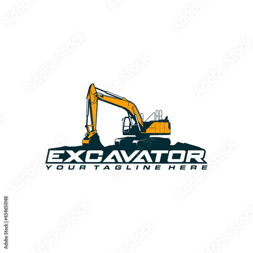 excavator logo template