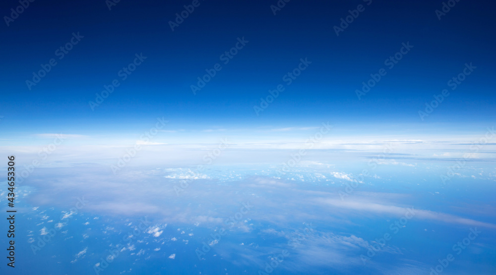 Aerial sky and clouds background - obrazy, fototapety, plakaty 