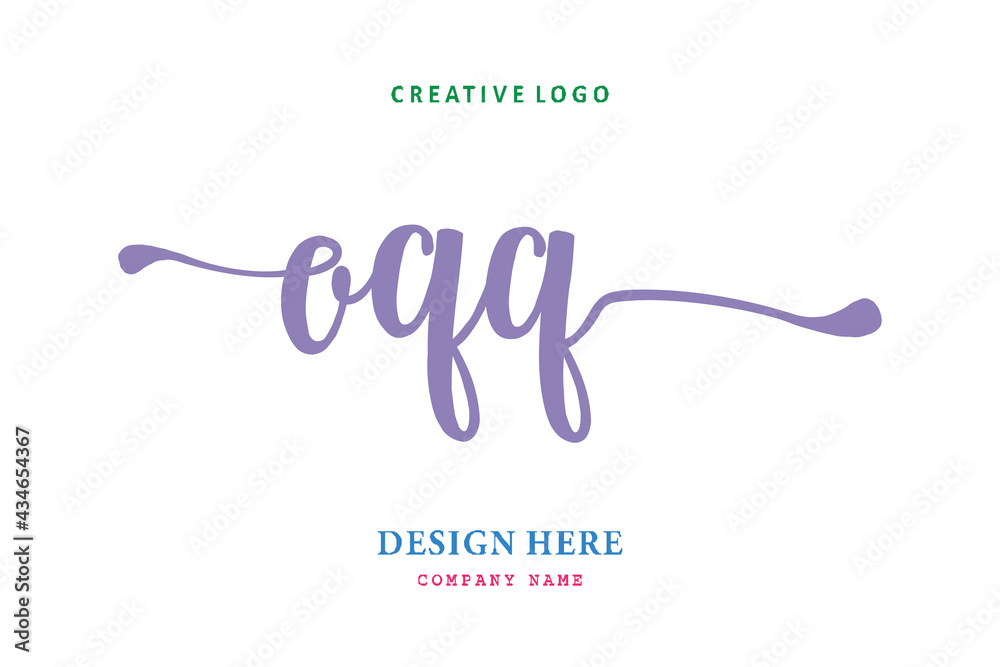 OQQ lettering logo is simple, easy to understand and authoritative
