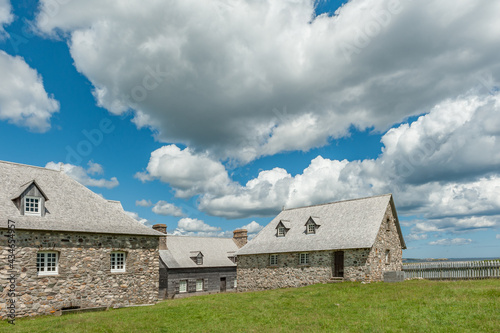 Fotografie Fortress of Louisbourg Historical Fortification re-creation
