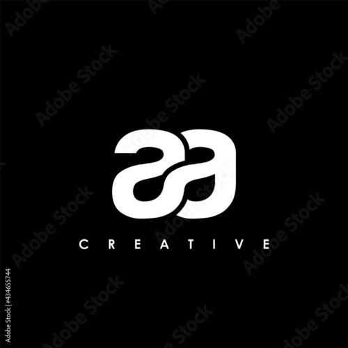 AA Letter Initial Logo Design Template Vector Illustration