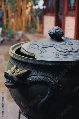 incense sticks in a temple