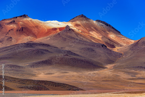 Bolivia, the southwest of the Altiplano, Potosi Department. Eduardo Avaroa Andean Fauna National Reserve - Salvador Dali Desert (also known as Dali Valley)