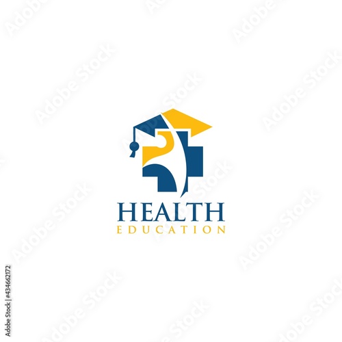 Health Education Logo Design Vector