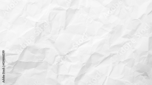 White Paper Texture background. Crumpled white paper abstract shape background with space paper recycle for text