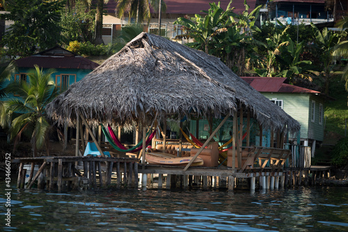 hut on the water