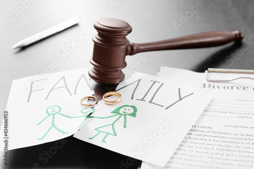 Judge's gavel, rings and to...