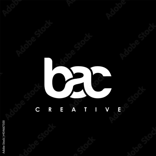 BAC Letter Initial Logo Design Template Vector Illustration