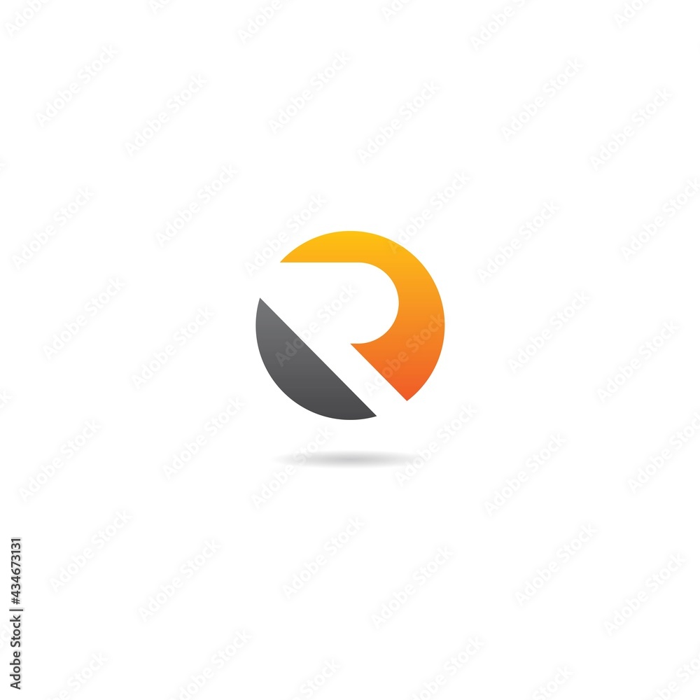 initial r on circle logo design icon inspiration initial r on circle logo design icon inspiration