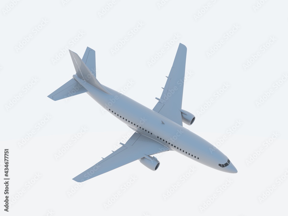 Commercial Passenger Plane in Air in Sky Aviation Cargo Service Commercial Passenger Plane in Air in Sky Aviation Cargo Service