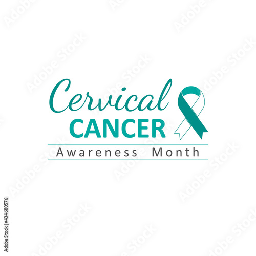 Cervical Cancer Awareness Month. Vector illustration