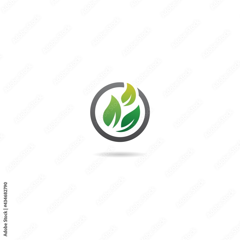 green on circle logo design icon inspiration green on circle logo design icon inspiration