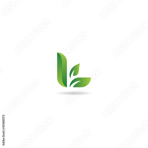 green with letter l logo design icon inspiration photo