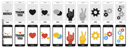 Smartphone messages planche 2