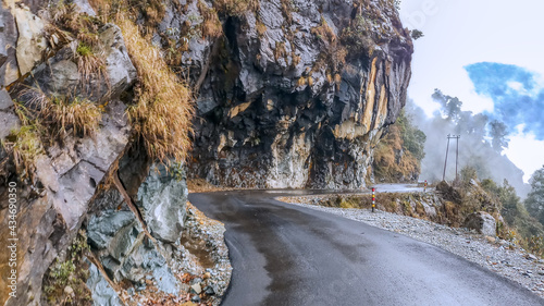 Roing- Anini road: Mishmi Hills, Roing, Arunachal Pradesh, India photo