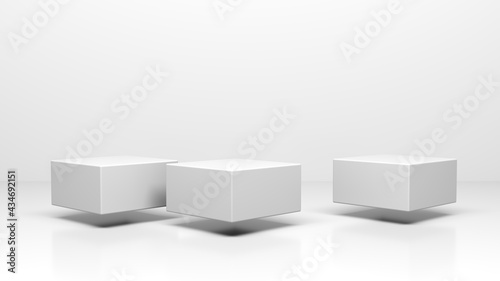 Stand or podium, pedestal, for display or showcase cosmetic or other products 