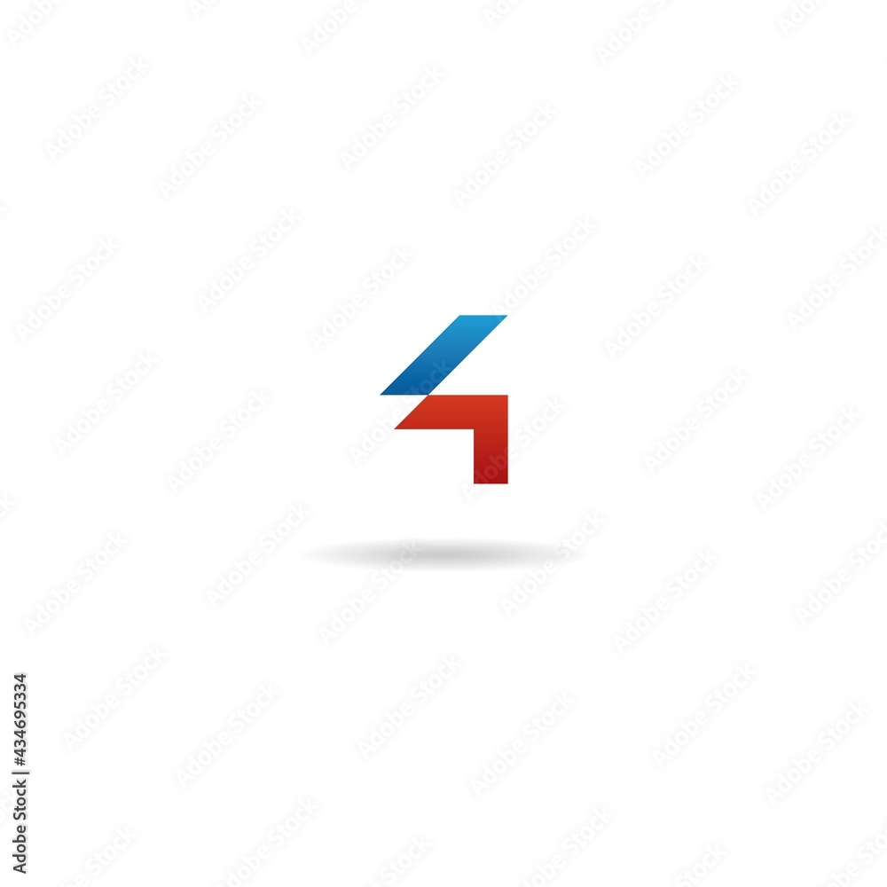number 4 logo design icon inspiration number 4 logo design icon inspiration