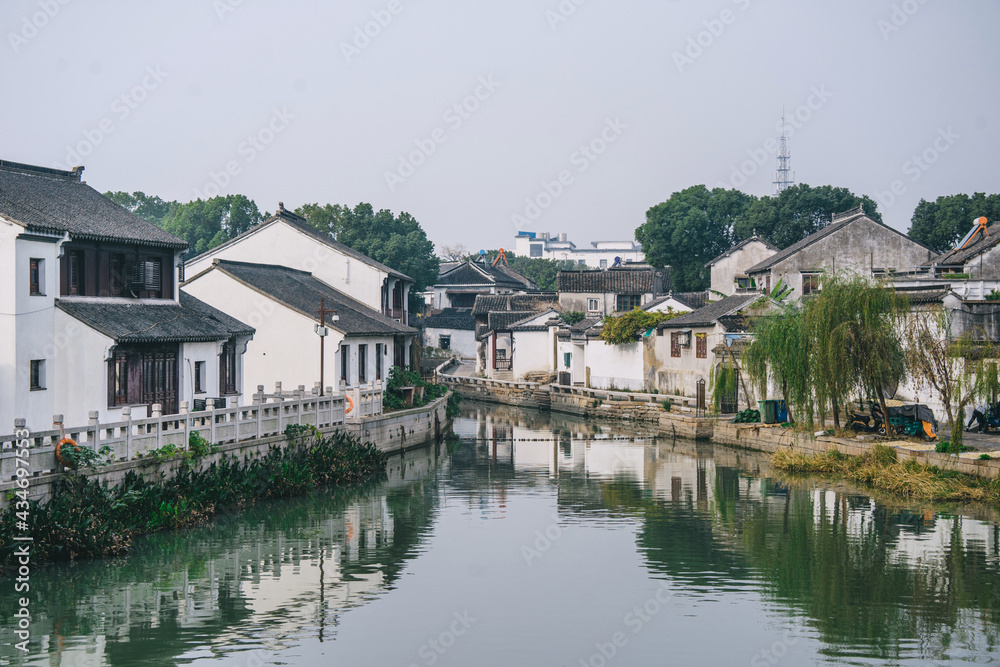 Ancient town of Luzhi, Suzhou, China, natural scenery Ancient town of Luzhi, Suzhou, China, natural scenery
