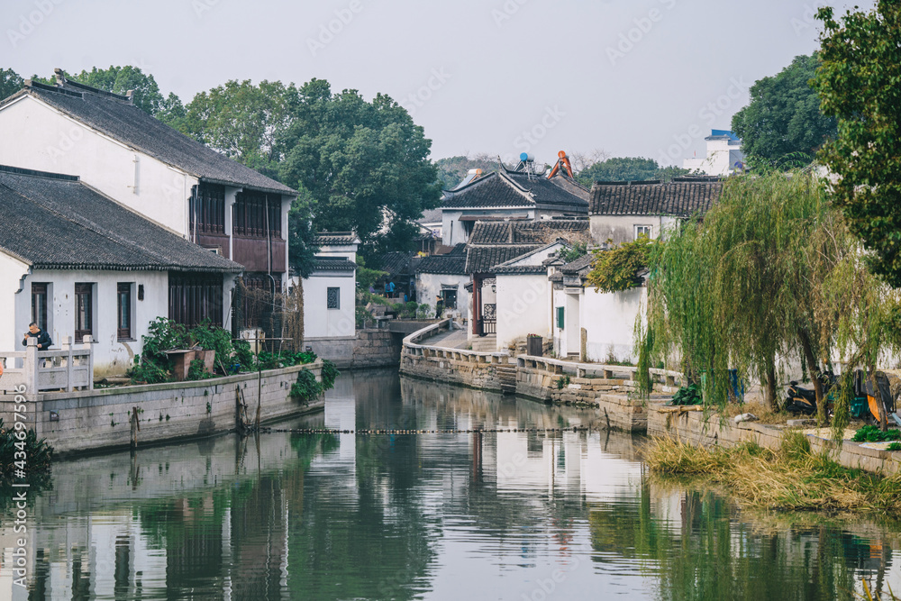 Ancient town of Luzhi, Suzhou, China, natural scenery Ancient town of Luzhi, Suzhou, China, natural scenery
