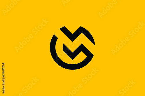 GM logo letter design on luxury background. MG logo monogram initials letter concept. GM icon logo design. MG elegant and Professional letter icon design on background. M G GM MG