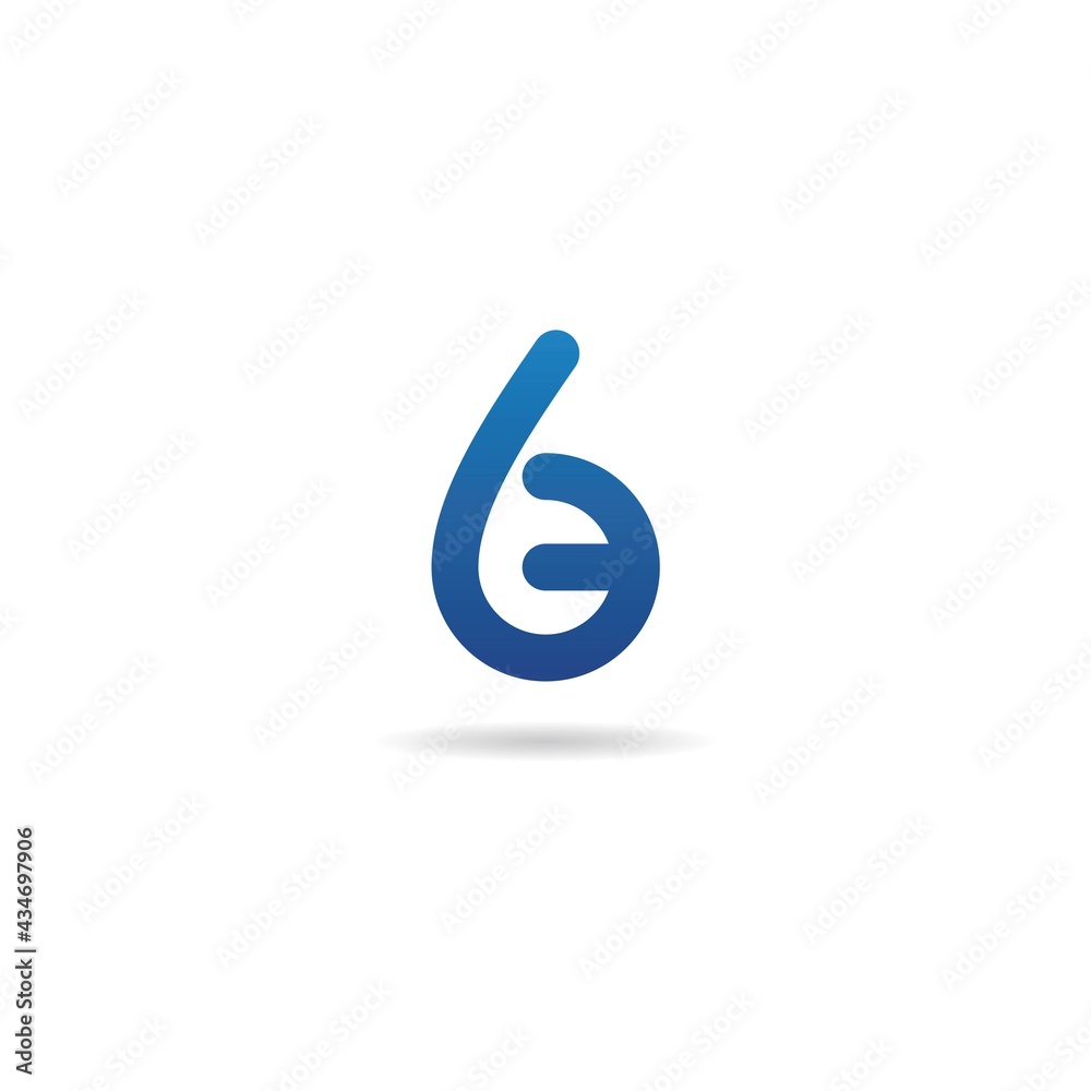 number 6 logo design icon inspiration number 6 logo design icon inspiration