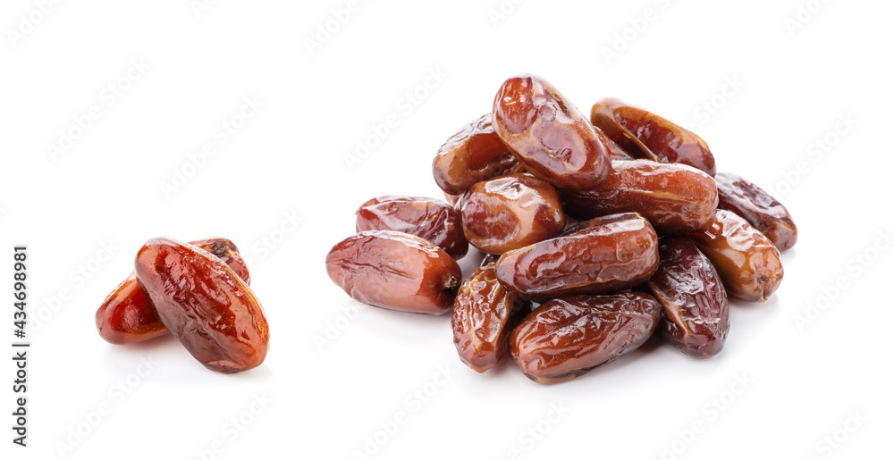 Dates isolated on white background