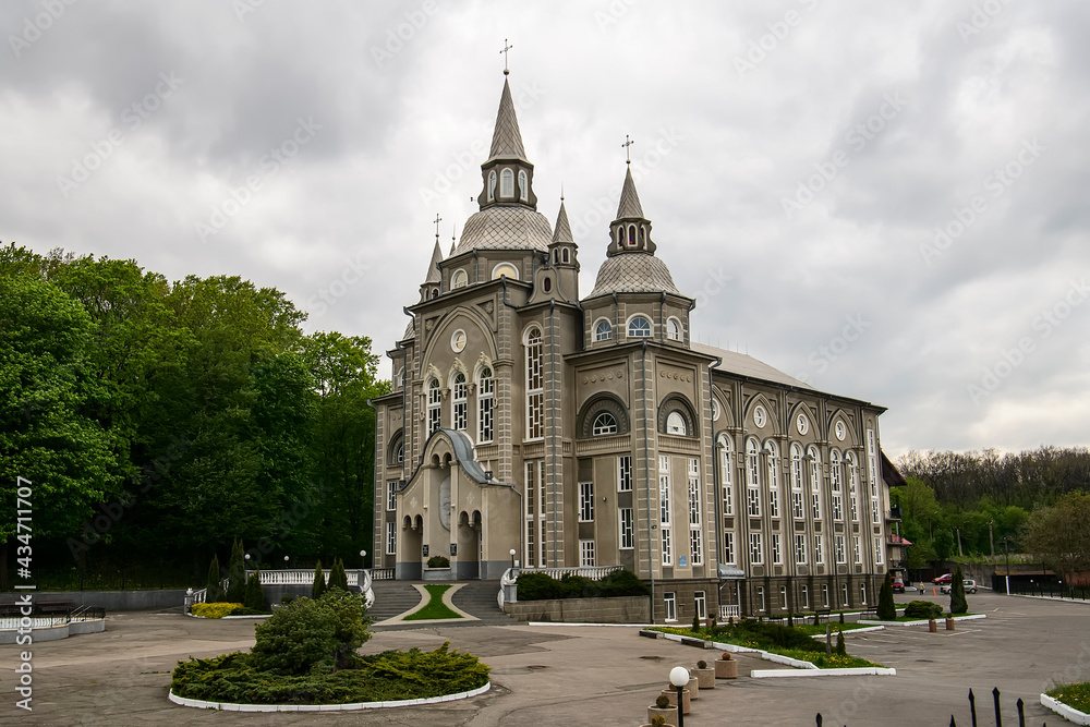 The House of Prayer, one of biggest Baptist churches in Europe. Vinnytsia, Ukraine. May 2021