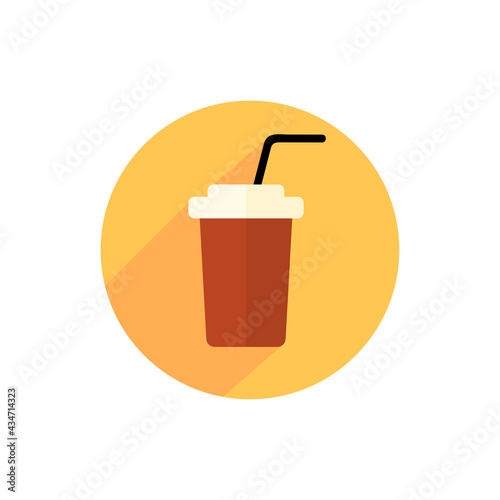 cup icon on a white background, vector illustration