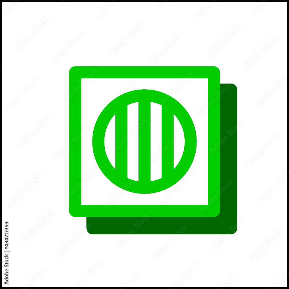 Outdoor unit icon in flat design 06 Outdoor unit icon in flat design 06