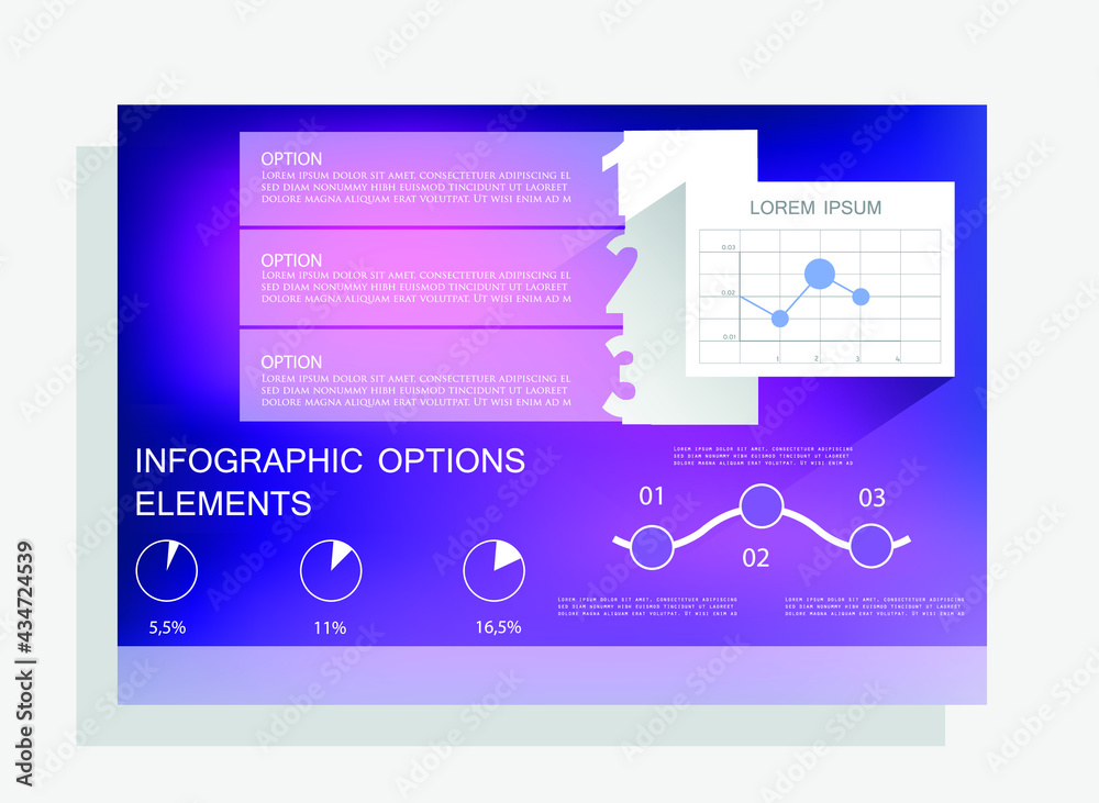 Brochure for business reports, cover layout and infographics Brochure for business reports, cover layout and infographics