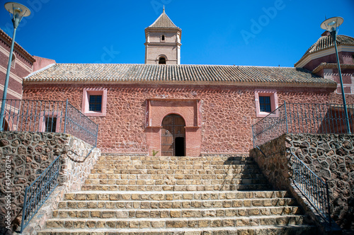 05-14-2021 Totana, Murcia, Spain. Hermitage of Santa Eulalia, Mudejar style The Hermitage dates from the 16th century. photo