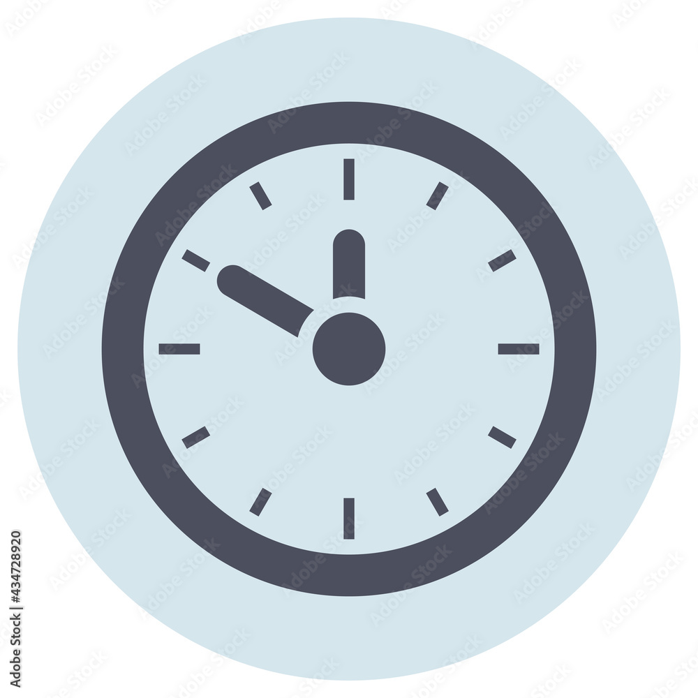 Glyph icon for clock. Glyph icon for clock.