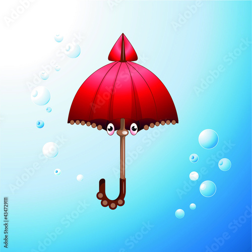 umbrella and rain