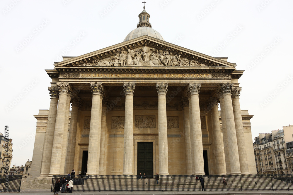 Paris Pantheon Facade