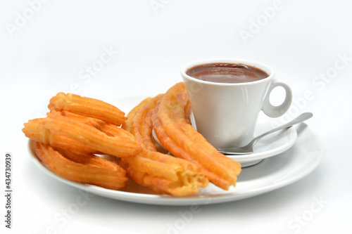churros con chocolate