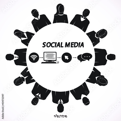 Social Media Connection Communication Technology Network Concept