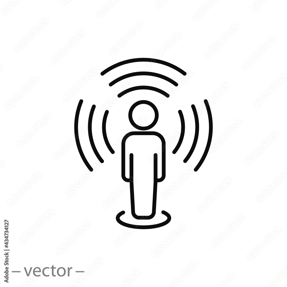 marketing influence icon, social blogger, online promotion, digital awareness, thin linear symbol on white background - editable stroke vector illustration eps10 marketing influence icon, social blogger, online promotion, digital awareness, thin linear symbol on white background - editable stroke vector illustration eps10