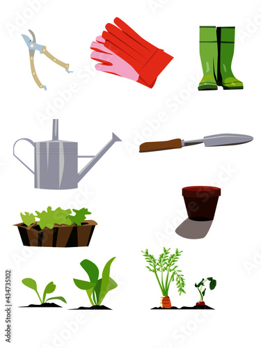 gardening tools set © clementine