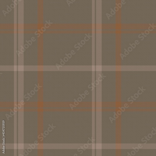 Brown Asymmetric Plaid textured Seamless Pattern