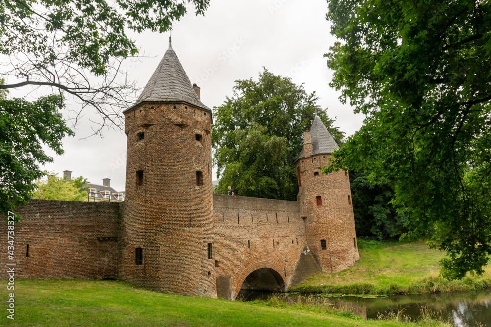 Fortified wall in the medieval city of Amersfoort