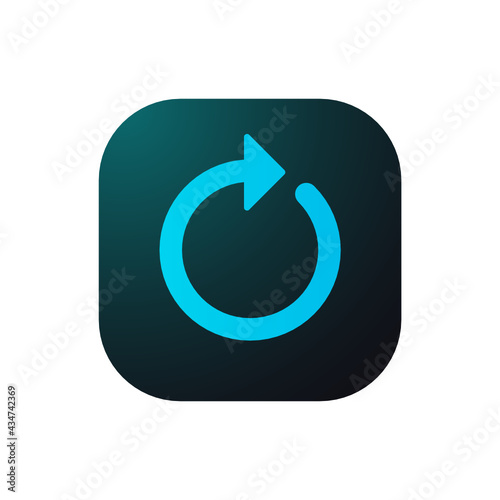 Rotate Arrow - Sticker