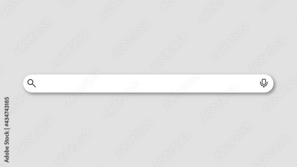 Round Seach Engine Bar on Gray Backgrounds Round Seach Engine Bar on Gray Backgrounds