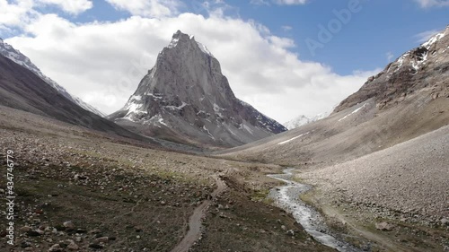 THE VALLEY OF ZANSKAR  IN NORTH OF INDOA