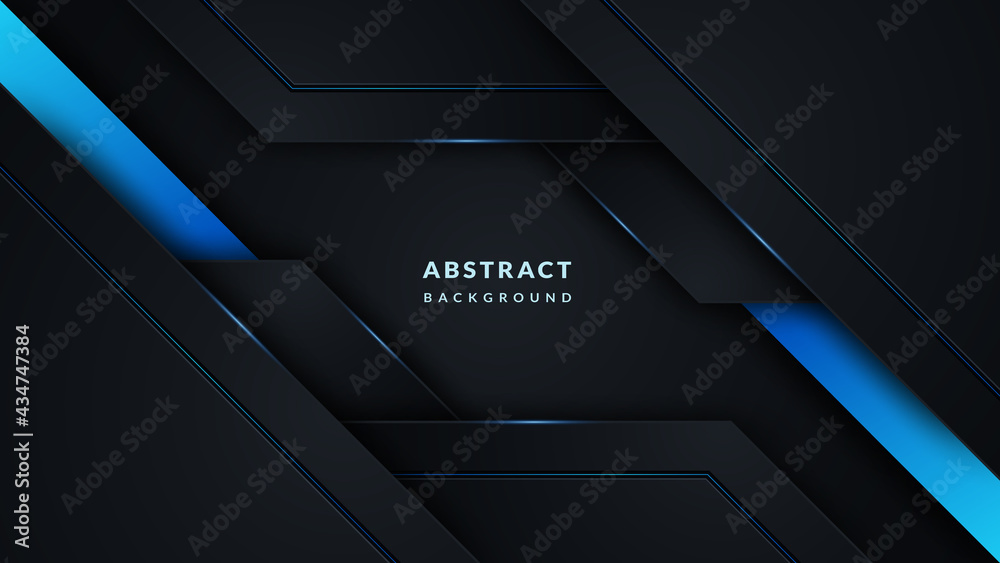 Abstract Metallic Black Blue Background for Desktop Background, Desktop  Gaming Background Mobile Gaming Background, Desktop Wallpaper, Mobile  Wallpaper Stock Vector | Adobe Stock