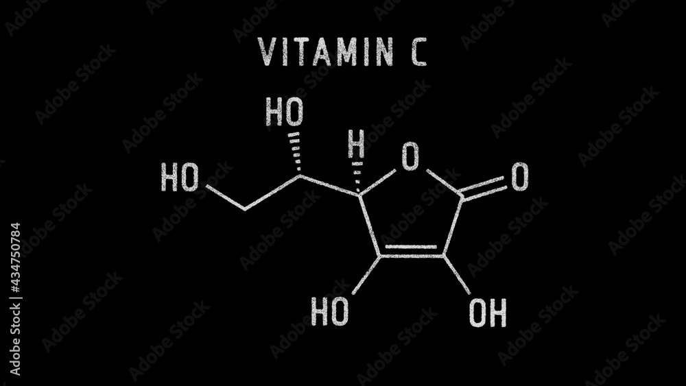 also known as ascorbic acid and ascorbate Molecular Structure Symbol