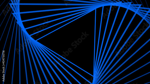 Triangle Shape Illustration For Wave or Signal Background