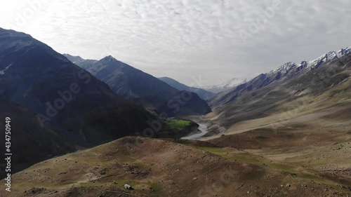 THE VALLEY OF ZANSKAR  IN NORTH OF INDOA