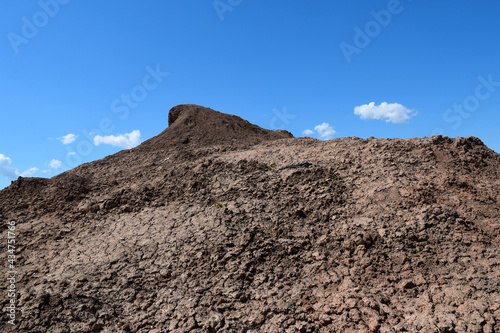 Fresh Clean Topsoil Dirt Hill for Organic Gardening and Landscaping